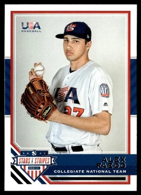 2017 Panini Stars and Stripes Alex Faedo USA #9 - Image 1 of 2