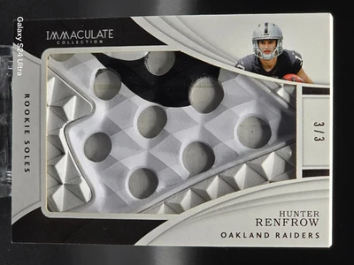 2019 Panini Immaculate Collection Rookie Soles Hunter Renfrow #RS-24 /3 - Image 1 of 2