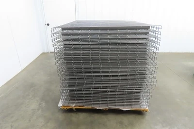 全新 托盘 架 线甲板 42x46" 瀑布 3 步通道 架子 2500 磅 网眼 — 第 1/4 张图片