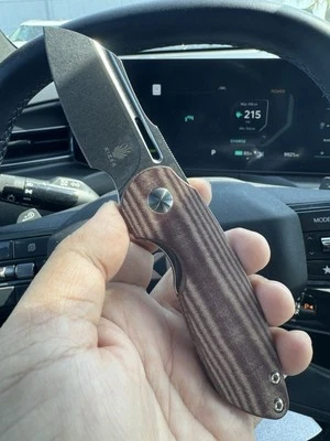 Kizer столовые приборы октября Linerlock красный Micarta складной CPM-20CV нож V3569A2 - Изображение 1 из 4