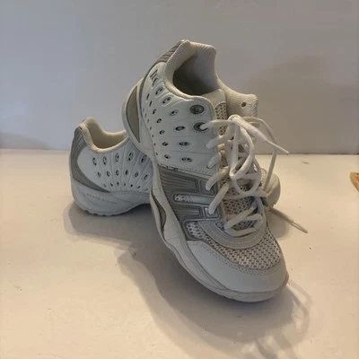 Prince Tennis Women's  White/Silver Lace-Up  Shock Eraser Sole Sneakers Size 6.5 - Image 1 of 4
