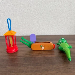 Vintage Disney Mcdonalds Peter Pan Figures Pocket Knife, Tinkerbell, Crocodile - Picture 1 of 11