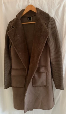 LOVE TOKEN TALLA MEDIANA Verde Oliva Imitación Piel Imitación Gamuza Acrílico Tejido Acanalado Abierto Foto 1 de 4