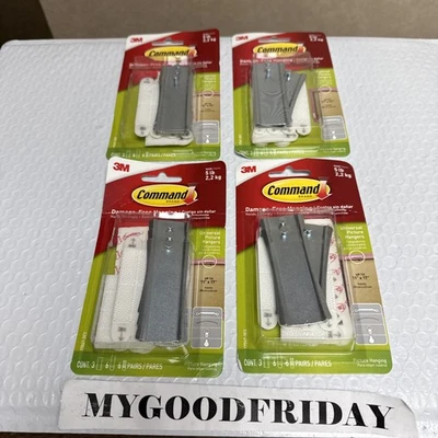 Large Universal Frame Hanger, 3-Hangers, 6-Strips, 6-Frame Stabilizer Strips,... - Image 1 of 2