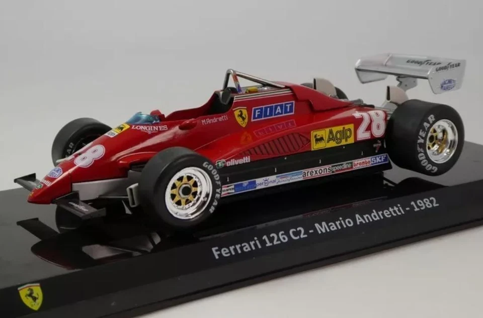 IXO - FERRARI 126 C2 1982 #28 - Mario ANDRETTI - 1/24 - MY3ALA0033 - Immagine 1 di 1