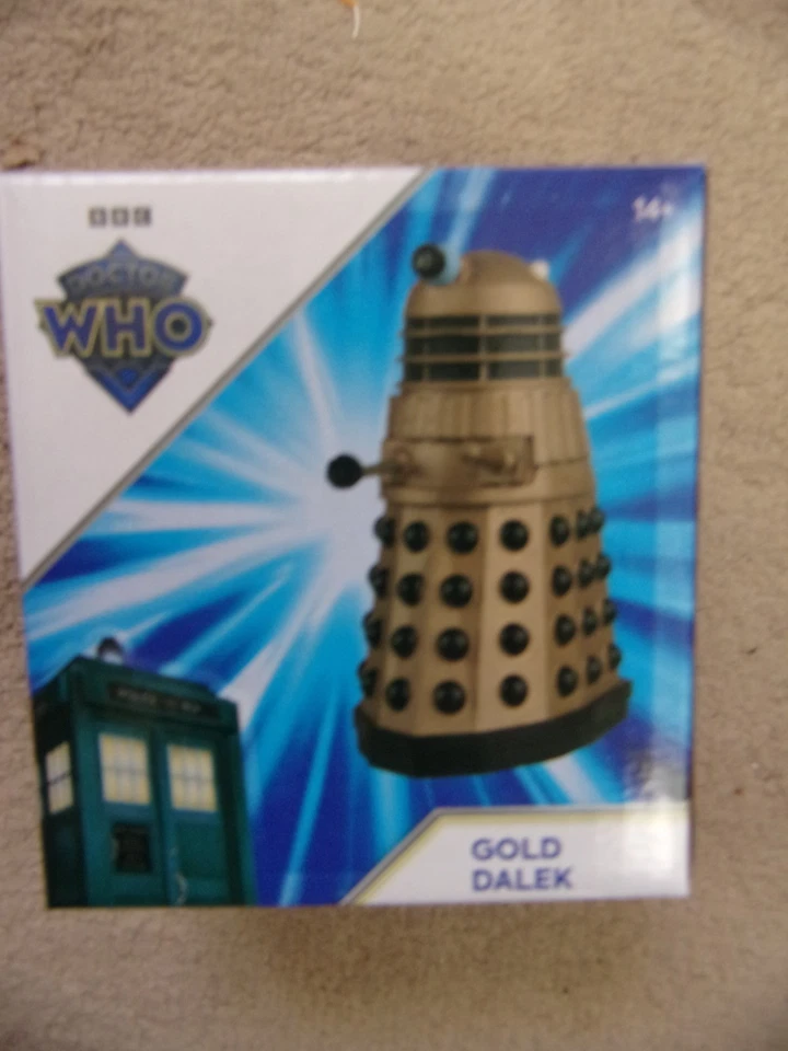 Doctor Who GOLD Dalek 1.21 Figure New 2025 MR Master Repilca - Image 1 of 1