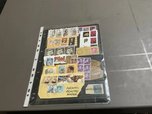 United states used stamps on paper lot - Picture 1 of 1