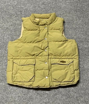 Chaleco acolchado Denim & Supply para mujer medio verde plumón Ralph Lauren botón cremallera Foto 1 de 4
