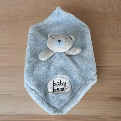 Baby Bear Gear милый одеяло синий плюшевый 15 x 15 безопасности Lovie мягкий синий неиспользованный - Изображение 1 из 4