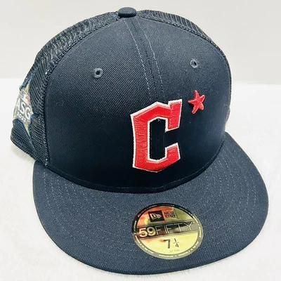 New Era Cleveland Guardians All Star Game '22 59FIFTY Fitted Hat Cap 7 1/4 Blue - Image 1 of 4