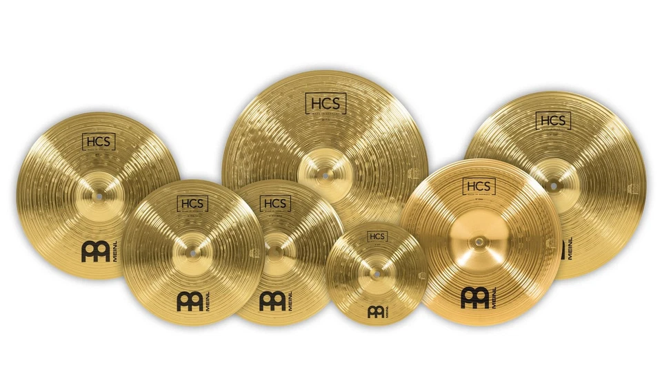 Meinl Cymbals HCS Super Set - 10/14/16/16/18/20 inch (2-pack) Bundle - Image 1 of 1