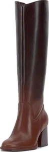 Vince Camuto donna Leila tacco a blocco ginocchio - sfumatura cioccolato 7 M - prezzo consigliato $ 239 - Foto 1 di 11
