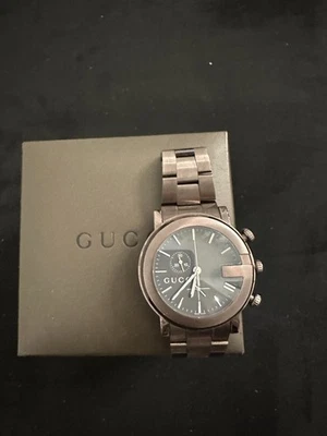 Gucci G-Chrono Chronograph Brown PVD Steel Brown Dial Quartz Mens Watch YA101341 - Image 1 of 3