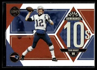 2022 Panini Legacy Decade of Dominance Tom Brady New England Patriots #DD-17 - Image 1 of 2
