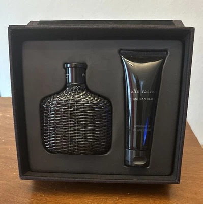 John Varvatos Artesanal Negro Set de Regalo 4.2oz EDT + 3.4 OZ Después del Afeitado NUEVO Foto 1 de 3