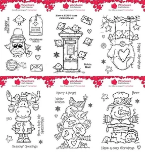 Woodware Christmas Collection - Stamps - by Francoise Read - Creative Expression - Picture 1 of 30
