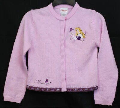 Suéter Princesa Y2K Disney Store 7/8 Cárdigan Bella Durmiente Bordado Aurora Foto 1 de 4