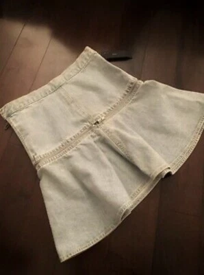 Marc Jacobs Brand New With Tags Denim Jean Fit Flare Skirt Size 4 - 100% Auth!!! - Image 1 of 4