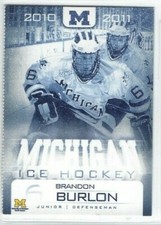 2010-11 Michigan Wolverines Brandon Burlon