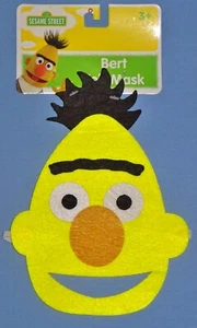Sesame Street Costume Felt Mask-Bert-Child's dress up play-NWT-FREE SHIPPING - Picture 1 of 3