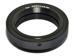 T2 T Objektiv auf Pentax PK K Mount Adapterring für SLR DSLR Kamera Made in Japan - Bild 1 von 1
