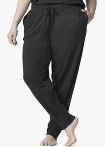 NWT HUE Women's Lounge Jogger Pant Black Size L - Picture 1 of 3