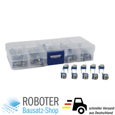 RM065 Trimmpotentiometer Sortiment 100 Stück á 10 Werte 1k-50k Ohm - Bild 1 von 4