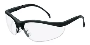 Gafas de seguridad negras MCR Safety Crews KD110AF Klondike lentes transparentes antiniebla UV - Imagen 1 de 2