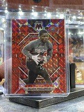 2023 PANINI MOSAIC #301 CLARK PHILLIPS III ROOKIE RED MOSAIC FALCONS SP RC
