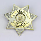 The Walking Dead King County Sheriff Pin Collar Eagle Insignia Badge Brooch Prop