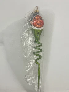 Vintage NEW Christopher RADKO 1989 Halloween Clown Snake Glass Ornament 89-060-8 - Picture 1 of 17