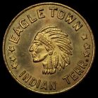 Eagle Town Indian Territory Lee's Trading Post Good For $1 In Trade Token 32mm