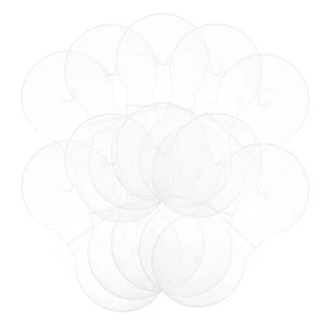20pcs Clear DVD Jewel Case Transparent Disc Holder Single Disc Storage - Afbeelding 1 van 12
