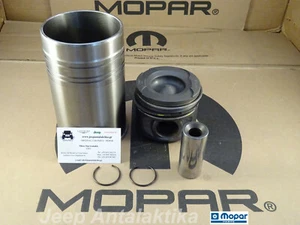 Engine Piston & Liner Kit Jeep Cherokee KJ 2.8CRD 05-07 5142785AB New OEM Mopar - Picture 1 of 5