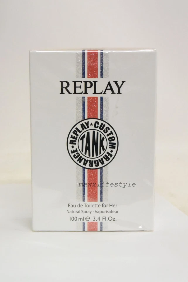 *Replay - Tank Custom For Her Eau de Toilette Spray 100ML Neu & OVP* - Bild 1 von 1