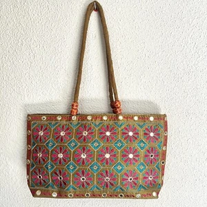 Rajasthani Embroidered Tote Bag boho ethnic indian - Picture 1 of 15