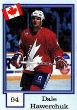 1992 Finnish Semic Stickers Snickers Backs #94 Dale Hawerchuk