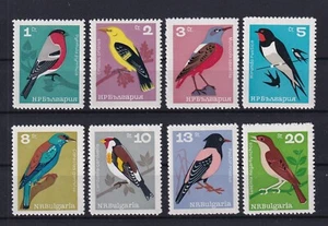TIMBRE STAMP 8 BULGARIE Y&T#1315--22 OISEAU BIRD NEUF**/MNH-MINT 1965 ~E94 - Picture 1 of 1