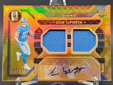 2023 Gold Standard Sam LaPorta Rookie RC Dual Jersey Auto Autograph #48/149