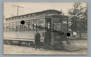 RPPC Traction Company Trolley SPOKANE WA Washington Echtfoto Postkarte - Bild 1 von 2