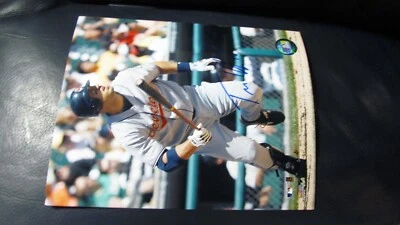 Foto de béisbol firmada por Travis Hafner Foto 1 de 3