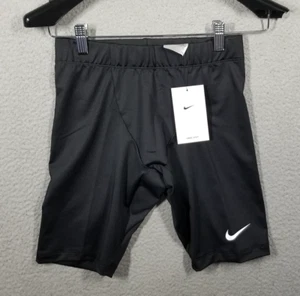 Men's Nike Team Half Tights Black Compression Shorts CV2727 Small - Picture 1 of 10
