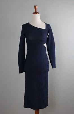 Vestido midi ceñido al cuerpo lateral corte jacquard cachemir elástico talla pequeña ZARA NUEVO CON ETIQUETAS Foto 1 de 4