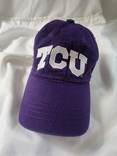 TCU Texas Christian University Hat Unisex Purple White Horned Frogs Baseball Cap