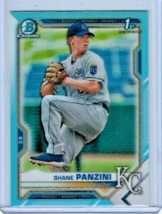 2021 Bowman Draft Chrome Shane Panzini Sky Blue 1st Bowman Prospect - Picture 1 of 1