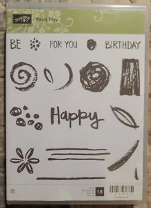 Stampin' Up! AUSVERKAUFTER Stempel ""Malspiel"" #14395 - Bild 1 von 2
