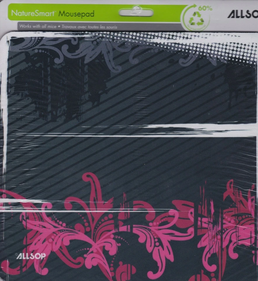 Naturesmart Mouse Pad Floral Urban Pink(New/ In Original Packaging) - Image 1 of 2