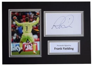 Frank Fielding Signed Autograph A4 photo mount display Bristol City COA - Picture 1 of 6