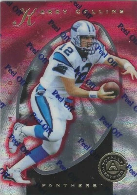 1997 PINNACLE TOTALLY CERTIFIED PLATINUM RED (YOU PICK) SEE LIST & SCANS NRMT - Image 1 of 4