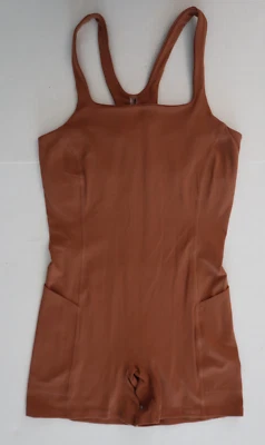 Mameluco Free People Movement OB1980390 Mujer Talla XS Marrón Arcilla Nunca Mejor Runsie Foto 1 de 4